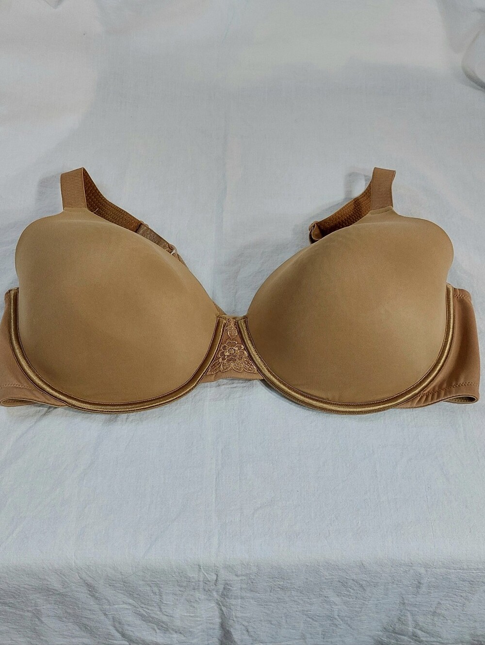 40DD Vanity Fair Tan Underwire Padded Womens Bra